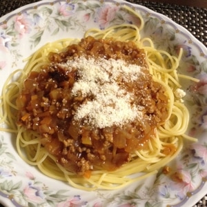 にんじんたっぷりミートソースパスタ★